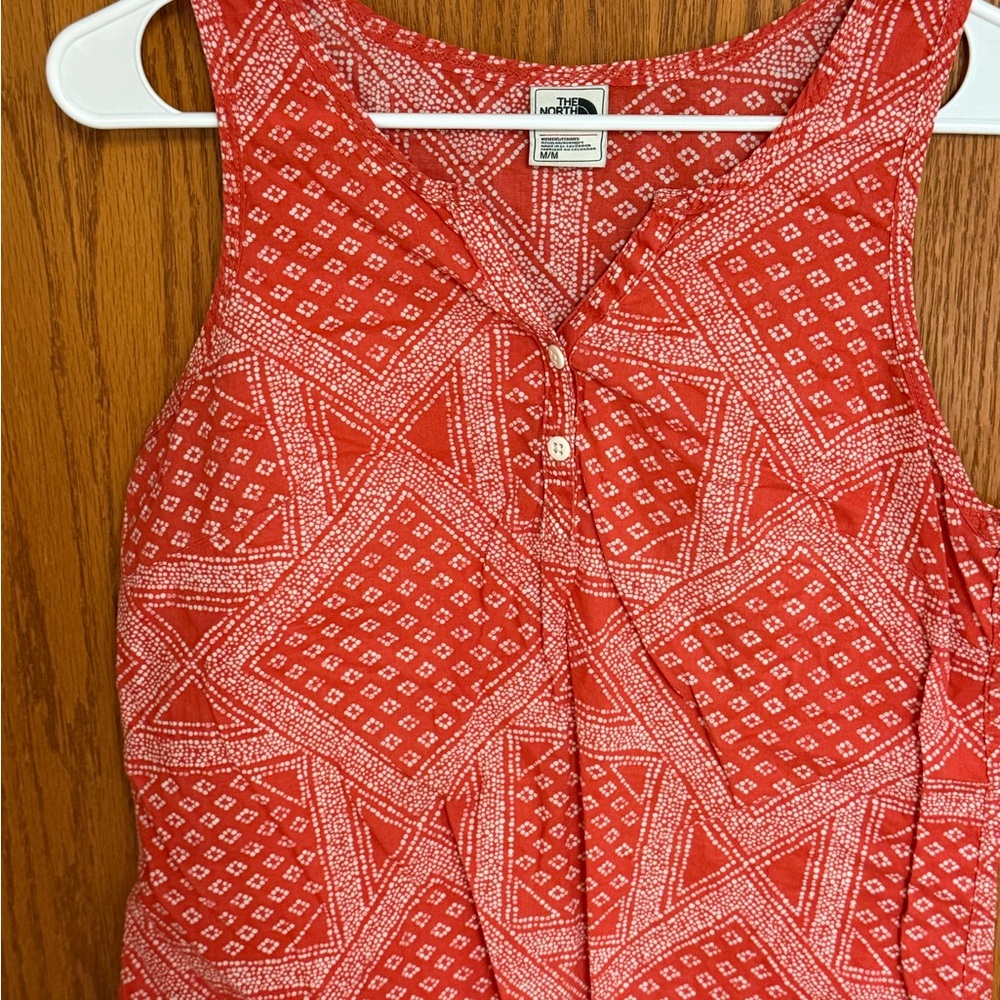 The North Face Women's Geometric Red Blouse